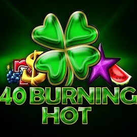40 Burning Hot logo by Amusnet Interactive at Crown Green Casino40 Burning Hot