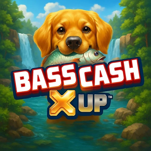 Bass Cash X UP logo by Alchemy Gaming at Crown Green CasinoBass Cash X UP