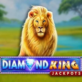 Official Jackpots logo: Diamond King Jackpots by SpinPlay Games at Crown Green Casino