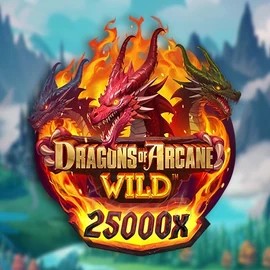 Dragons of Arcane Wild casino game by Foxium – featured logo at Crown Green Casino