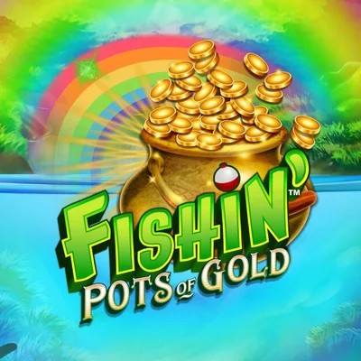 Logo of Fishin Pots Of Gold from Gameburger Studios at Crown Green Casino