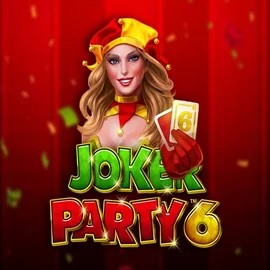 Joker Party 6 slot logo by Greentube at Crown Green CasinoJoker Party 6