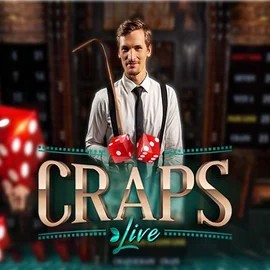 Live Craps logo by Evolution Crown Green Casino