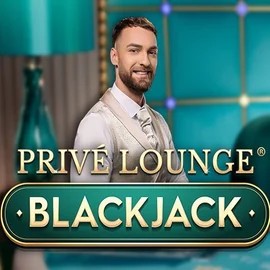 Official Live Casino logo: Privé Lounge Blackjack by Pragmatic Play at Crown Green Casino