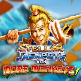 Play the Stellar Jackpots with More Monkeys slot by Lightning Box Game on Crown Green Casino